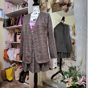 Blazer and skirt set